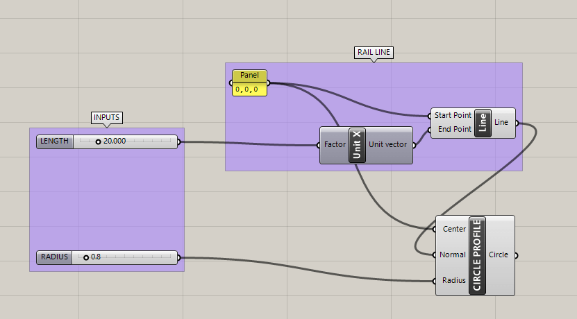 creating a profile in grasshopper